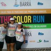 Photo taken at The Color Run Salvador by Milena A. on 4/4/2014