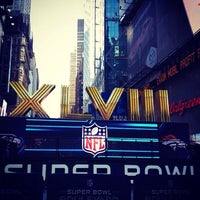 Photo taken at Super Bowl Boulevard by Andrew M. on 2/20/2014