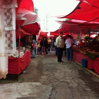 Photo taken at Tianguis de los Reyes Ixtacala by Mel B. on 10/9/2016