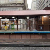 Photo taken at CTA - Quincy/Wells by tankboy on 10/14/2023