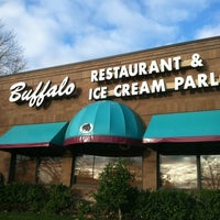 Photo taken at Buffalo Restaurant &amp;amp; Ice Cream Parlor by Patty H. on 10/18/2012