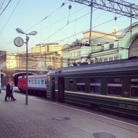 Photo taken at Belorussky Rail Terminal by Anton P. on 4/17/2013