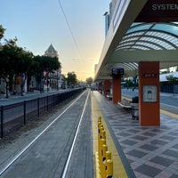 Photo taken at VTA Convention Center Light Rail Station by Drew S. on 6/15/2022