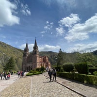 Photo taken at Santuario de Covadonga by Lucas P. on 4/21/2022