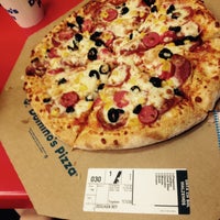 Photo taken at Domino&amp;#39;s Pizza by Doğukan K. on 12/7/2014
