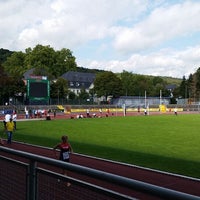 Photo taken at Moselstadion Trier by David D. on 9/20/2014
