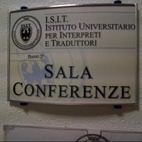 Photo taken at ISIT - Istituto Universitario per Mediatori Linguistici by Francesco on 9/24/2012