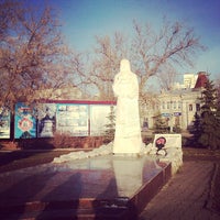 Photo taken at Памятник Святителю Алексию, покровителю Самары by Andrey B. on 4/16/2014