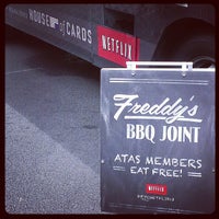 Photo taken at Freddy&amp;#39;s BBQ Joint by Mr. Peter S. on 6/24/2013