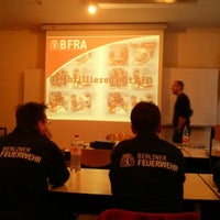 Photo taken at BFRA - Berliner Feuerwehr- und Rettungsdienst-Akademie by Michael on 1/26/2013