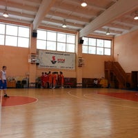 Photo taken at СДЮСШОР № 8 по баскетболу by Сергей З. on 3/2/2013
