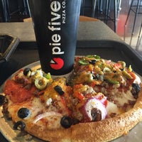 Photo taken at Pie Five Pizza by Heather B- D. on 7/28/2015