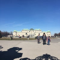 Photo taken at Belvedere Palace Garden by Salina on 3/4/2017