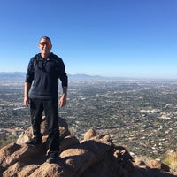 Photo taken at Camelback Mountain Summit by Tom J. on 11/28/2015