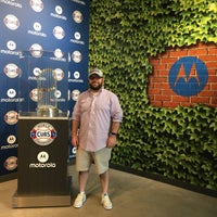 Photo taken at Motorola Trophy Room by Andrew W. on 9/2/2017