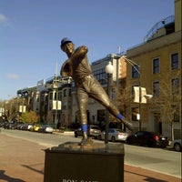 Photo taken at Ron Santo Statue by Lou Cella by Andrew W. on 10/27/2012