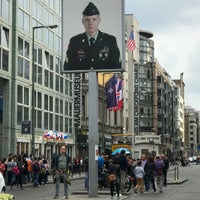Photo taken at Checkpoint Charlie by Mikkel Y. on 5/13/2017