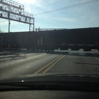 Photo taken at Cumberland / Grand RR Crossing by Rose M. on 11/17/2012