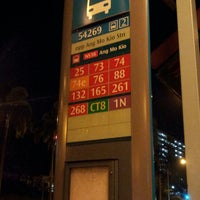 Photo taken at Bus Stop 54269 (Opp Ang Mo Kio Station) by ᴡ C. on 4/28/2013