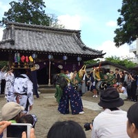 Photo taken at 下間久里香取神社 by Yuichi H. on 7/20/2014