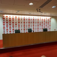 Photo taken at Arsenal Press Conference Room by Elena S. on 3/22/2018