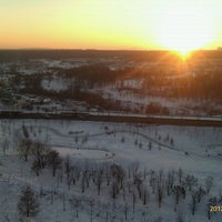 Photo taken at Беговая дорожка (1 км) by Dmitry V. on 12/15/2012