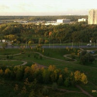 Photo taken at Беговая дорожка (1 км) by Dmitry V. on 9/16/2012