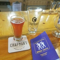 Photo taken at Chapman&amp;#39;s Brewing Company by Rob H. on 9/13/2018