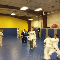 Photo taken at Fargo Brazilian Jiu-jitsu, Kick Boxing &amp; MMA Academy by George A. on 1/30/2014