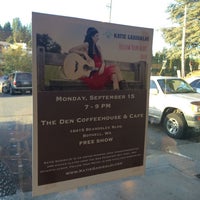 Photo taken at The Den Coffeehouse &amp;amp; Cafe by Katie G. on 9/16/2014