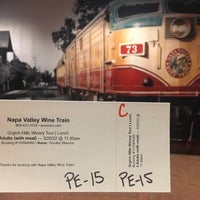 Photo taken at Napa Valley Wine Train by Tim R. on 3/20/2022