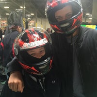 Photo taken at Autobahn Indoor Speedway &amp;amp; Events by Karla A. on 3/29/2016