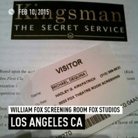 Photo taken at William Fox Screening Room Fox Studios by Michael on 2/10/2015