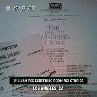Photo taken at William Fox Screening Room Fox Studios by Michael on 4/27/2015