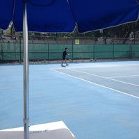 Photo taken at Club de Tenis Coyoacan by Diana P. on 11/4/2016