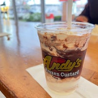 Photo taken at Andy&amp;#39;s Frozen Custard by Jade F. on 4/24/2023