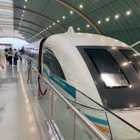 Photo taken at Maglev Train Longyang Road Station by Aom on 10/14/2023