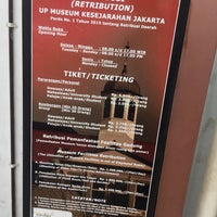 Photo taken at Museum Sejarah Jakarta (Museum Fatahillah) by Oreo on 3/31/2019