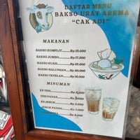 Review Bakso Urat Arema Soringin