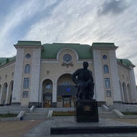 Photo taken at Памятник Мажиту Гафури by Serg K. on 10/20/2021