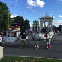 Photo taken at Парковка Перед Южным Входом ВВЦ by Dante P. on 6/6/2015