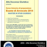 รูปภาพถ่ายที่ ADG - Alta Docenza Giuridica โดย Tullio T. เมื่อ 9/22/2014