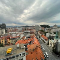 Photo taken at Hotel Lev Ljubljana by Uros P. on 9/14/2022