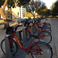 Photo taken at Capital Bikeshare - Maryland &amp;amp; Independence Ave SW by Thiago B. on 10/15/2016