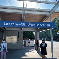 Photo taken at Langara - 49th Avenue SkyTrain Station by Ian M. on 7/30/2022