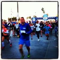 Photo taken at 13.1 LA Marathon by Alex D. on 1/14/2013