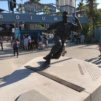 Photo taken at Jackie Robinson Statue by Cisrow H. on 7/17/2022