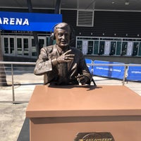 Photo taken at Chick Hearn Statue by Cisrow H. on 7/16/2022