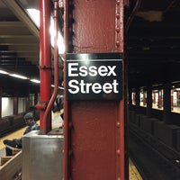Photo taken at MTA Subway - Delancey St/Essex St (F/J/M/Z) by Paul W. on 5/6/2017