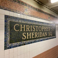 Photo taken at MTA Subway - Christopher St/Sheridan Square (1) by Paul W. on 2/2/2020